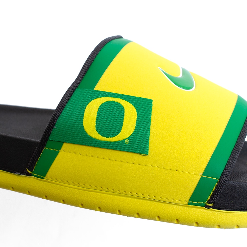 Classic Oregon O, Nike, Yellow, Sandal/Flip-Flop, Accessories, Unisex, Off-court, Synthetic Leather, 778262